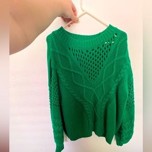 VICI dolls oversized green sweater